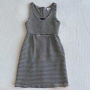 Boden striped fitted mini dress